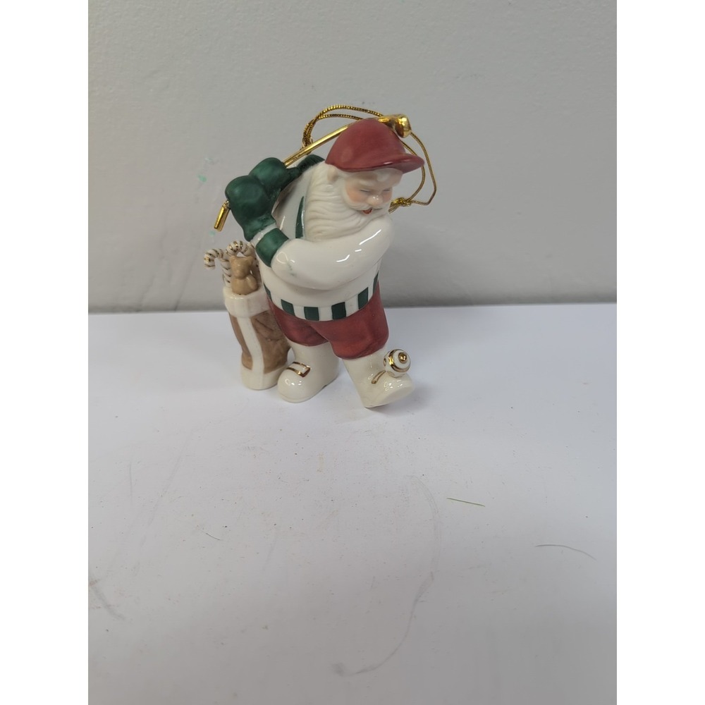 Lenox Golfing Santa's Pastimes Golfer‎ 5 in Tall Golf Sports